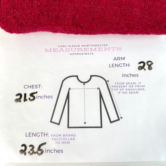 Croft & Barrow Women Cardigan Sweater Size S Cardinal Bird Embroider Holiday Red - Picture 8 of 8